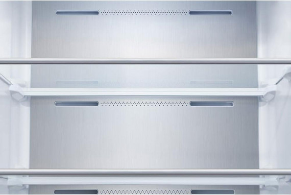 Teknix TH60TLX 370L Freestanding Tall Larder Single Door Fridge, No Frost - Inox