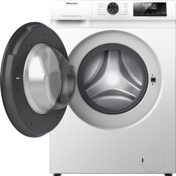 Hisense WFQP7012EVM 7kg Washing Machine 1200 spin - White