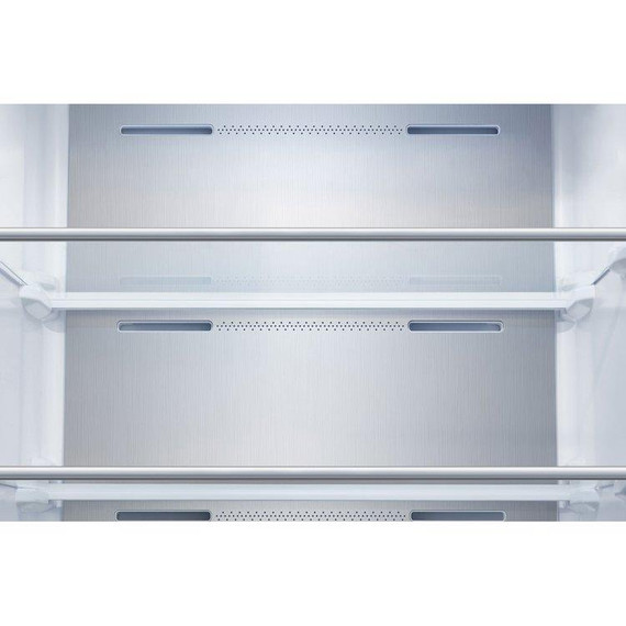 Teknix TH60TLBIX 370L Single Door Larder Fridge - Black Steel