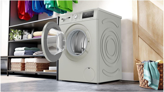 Bosch Series 4 WAN282X2GB 8kg 1400rpm Washing Machine - Silver inox