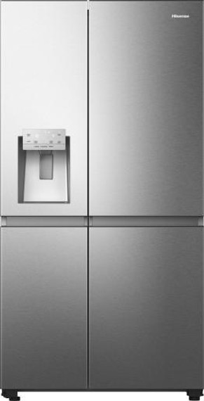 Hisense RS818N4IIE American Style Fridge Freezer - Stainless