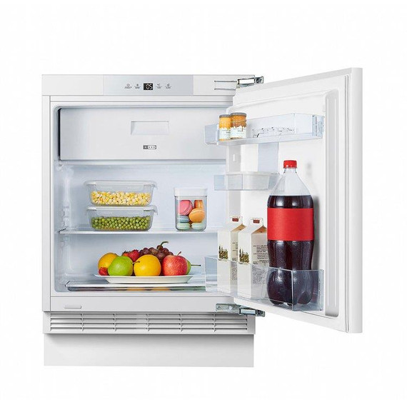 Teknix BITHUR4 138L Integrated Under Counter Fridge with Ice Box- White