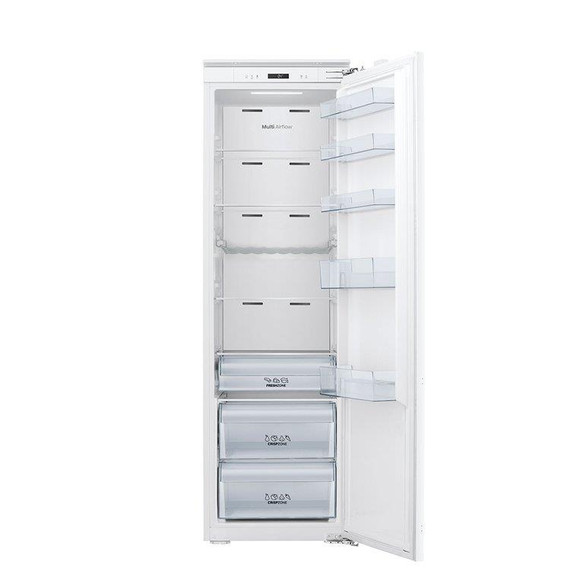 Teknix BITHTL 300L Integrated Tall Larder Fridge - White