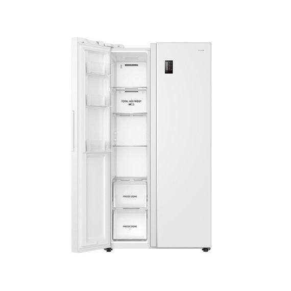 Teknix TX2SBS1791PW 2 Door American Style Fridge Freezer - White