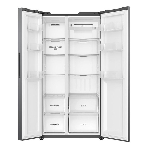 Teknix TX2SBS1791PBIX 90cm 2 Door American Style Fridge Freezer - Stainless Steel