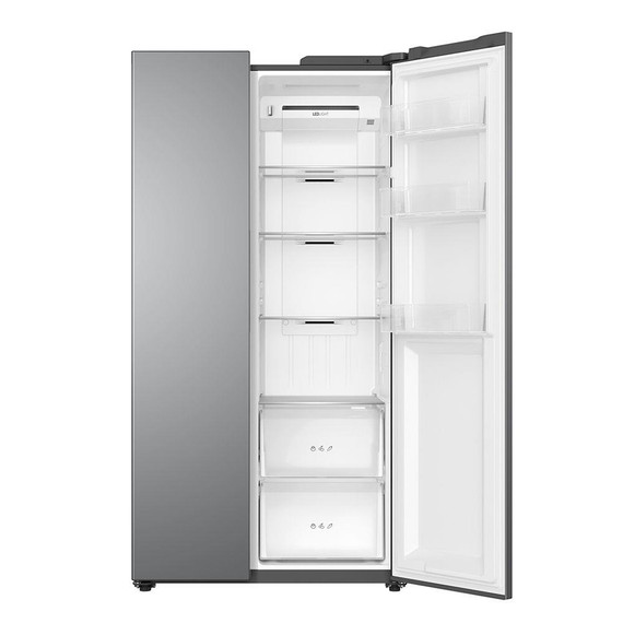 Teknix TX2SBS1791PBIX 90cm 2 Door American Style Fridge Freezer - Stainless Steel
