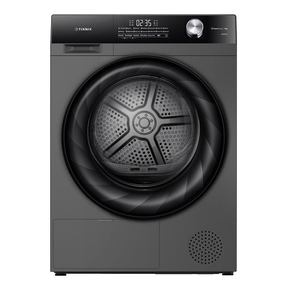 Teknix TK5HP9HS 9Kg Heatpump Dryer - Titanium