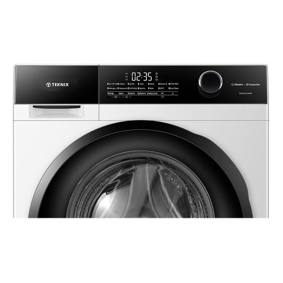 Teknix TK5W1214HW 12 kg Washing Machine 1400 Spin - White