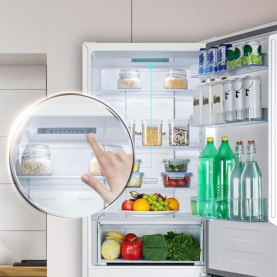Teknix FFPH186W 207L Total No Frost Fridge Freezer - White