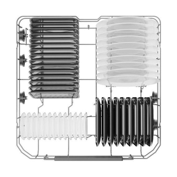 Teknix TX3FD618W 15 Place Settings Freestanding Dishwasher - White