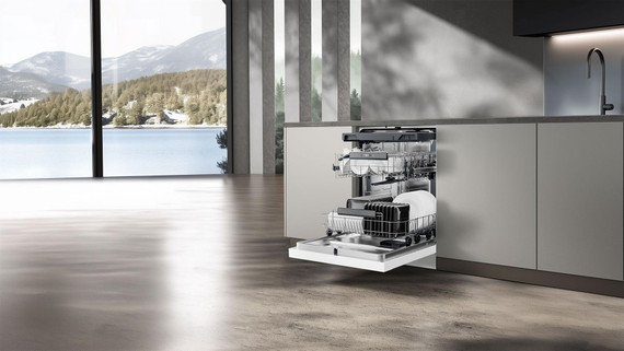 Teknix TX3FD618W 15 Place Settings Freestanding Dishwasher - White