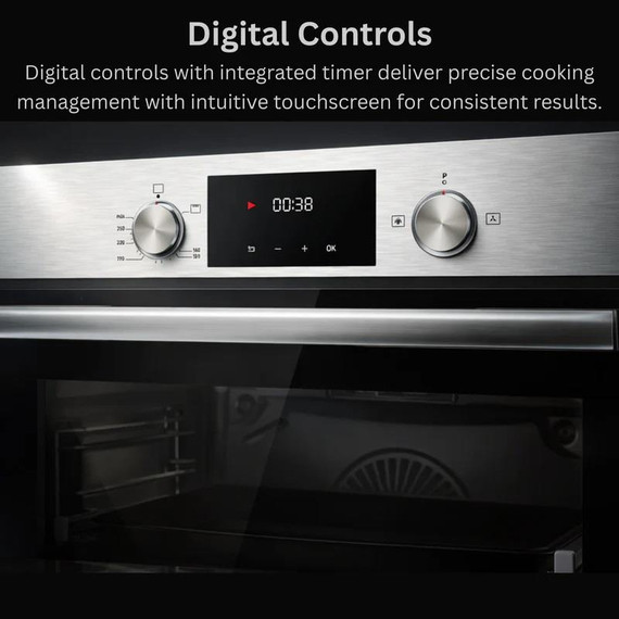 Teknix BITK263GSX 63L Single Gas Oven - Stainless Steel