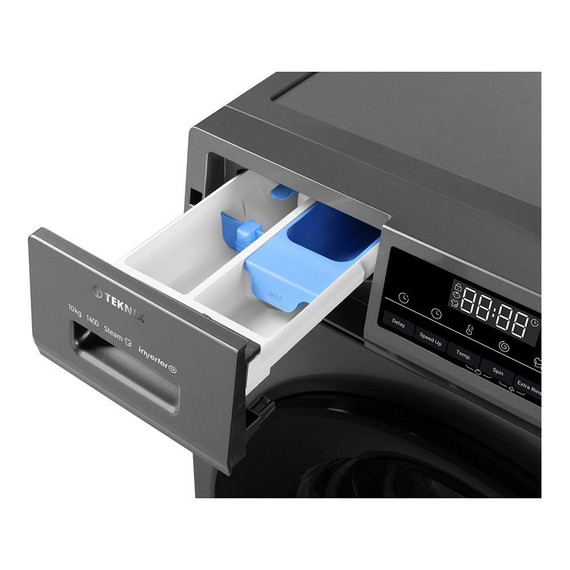 Teknix TK3W1014XS Washing Machine 10Kg 1400Spin - Graphite