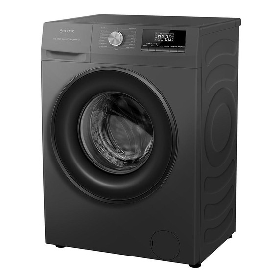 Teknix TK2W814HS Washing Machine 8Kg 1400Spin - Titanium