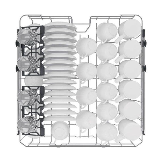 Teknix TXBD600 Integrated Full Size Dishwasher - White
