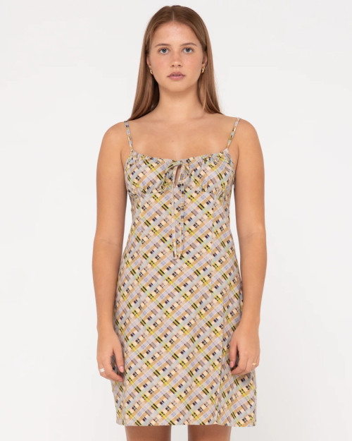 PERCY PLAID MINI DRESS