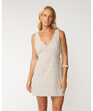 CLASSIC SURF CHECK MINI DRESS