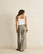 LENNI CHECK WIDE LEG PANT