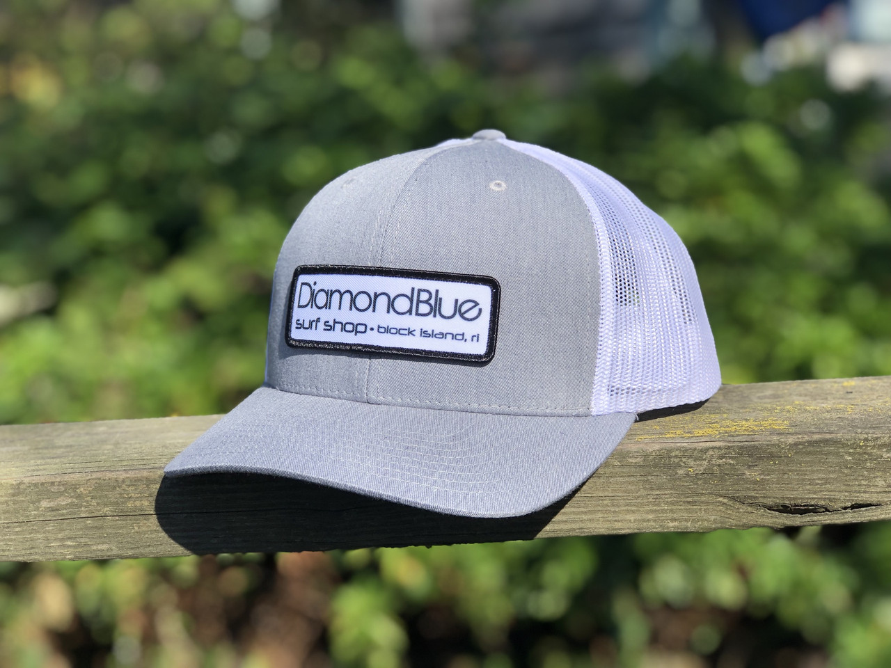 Db hat rectangle BW patch - DIAMONDBLUE 