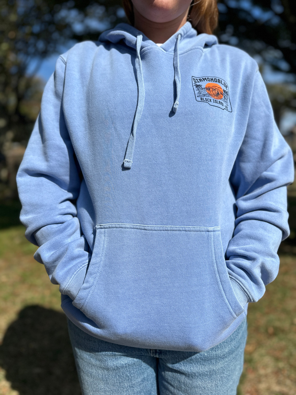 DB All Good Hoodie-blue - DIAMONDBLUE SURF SHOP