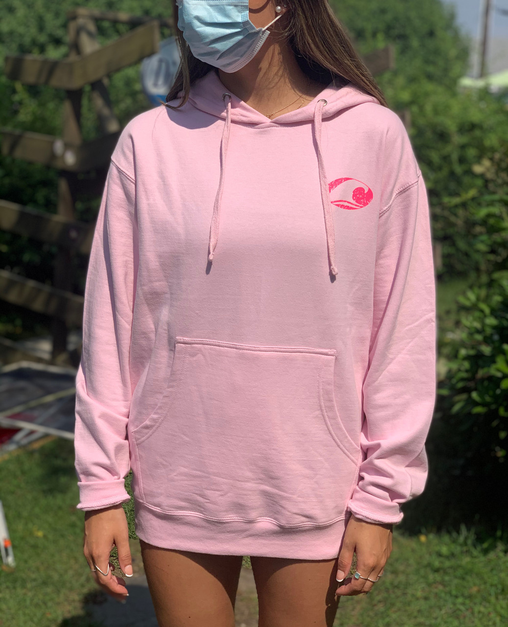 DB Pink Hoodie - DIAMONDBLUE SURF SHOP