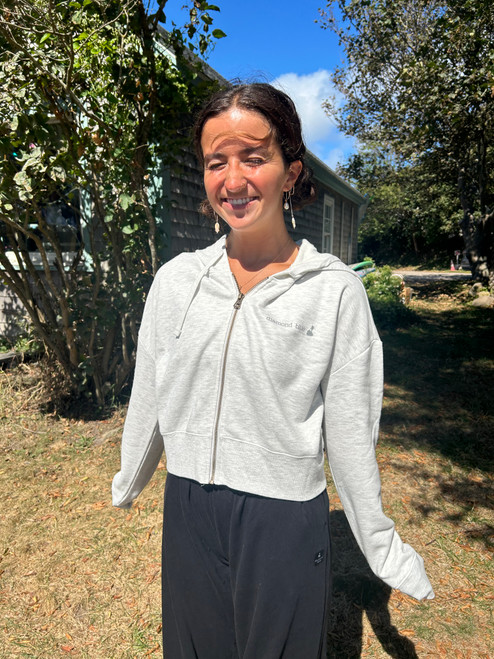 DB moana hwt cropped zip up