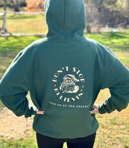 DB Santa Hoodie-forest green