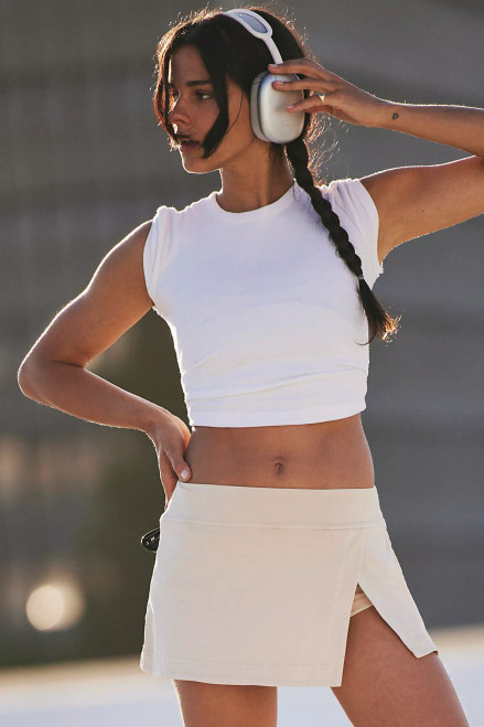 HOT SHOT MINI SKORT-CAPPUCINO