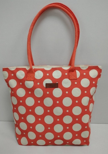 POLKA DOT BEACH TOTE