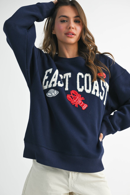 East Coast Sweater-navy