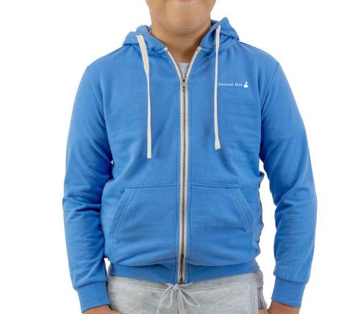 DB Youth Royal Blue zip up hoodie