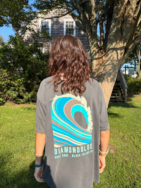 DB Backdoor Wave Tee Smoke
