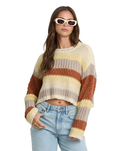 MIX UP STRIPED SWEATER