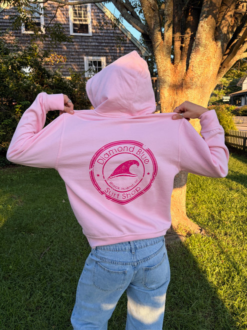 DB Fleece Hoodie-pinky