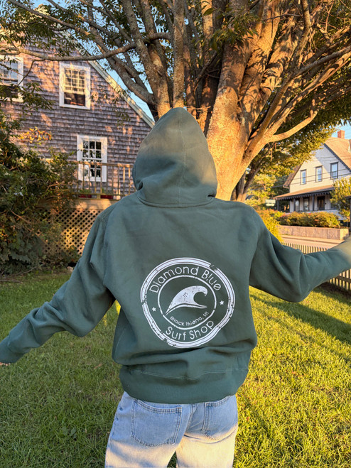 DB Heavy Hooded Sweatshirt-alpine green