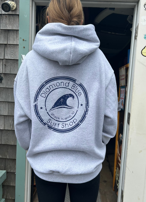 DB Heavyweight Hooded Sweatshirt-grey