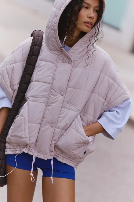 Happy Trails Poncho - pearl