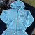 db little girls zip up-blue