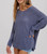 Reverse Seam Sweater-blue