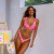 lettuce edge wrap bikini top- viva vacation