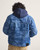 camo denim trucker jacket stonewash blue