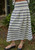 Striped midi skirt-cream/navy