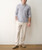 Better-Than-Linen Shirt natural/navy