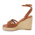 Sunnie Wedge-cognac