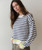 Suki Rollneck Sweater-navy stripe