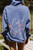 Out of Office Bikini Hoodie in Blue