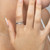 18K Gold PVD Stainless Steel Double Beaded Adjustable Ring