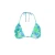 Lettuce Edge Bralette Bikini - Monaco whispers