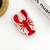 Red & Pink Lobster Hair Claw Clip