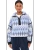 Printed Mountain High 1/2 Zip - Argyle